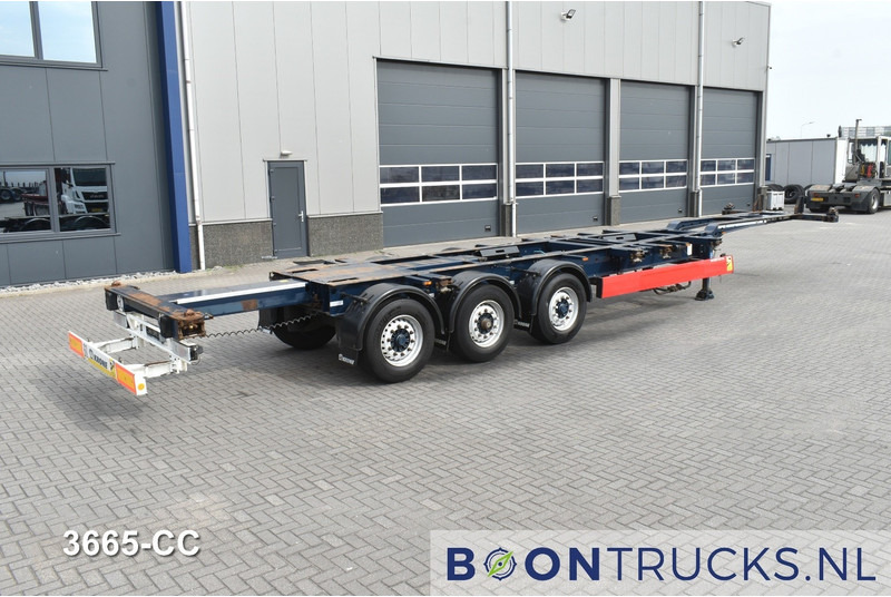 Krone SD BOX LINER | 2x20-40-45ft HC * LIFT AXLE * BPW/DISC * EXTENDABLE REAR * 10x AVAILABLE - Container transporter/ Swap body semi-trailer: picture 2 Krone SD BOX LINER | 2x20-40-45ft HC * LIFT AXLE * BPW/DISC * EXTENDABLE REAR * 10x AVAILABLE - Container transporter/ Swap body semi-trailer: picture 2