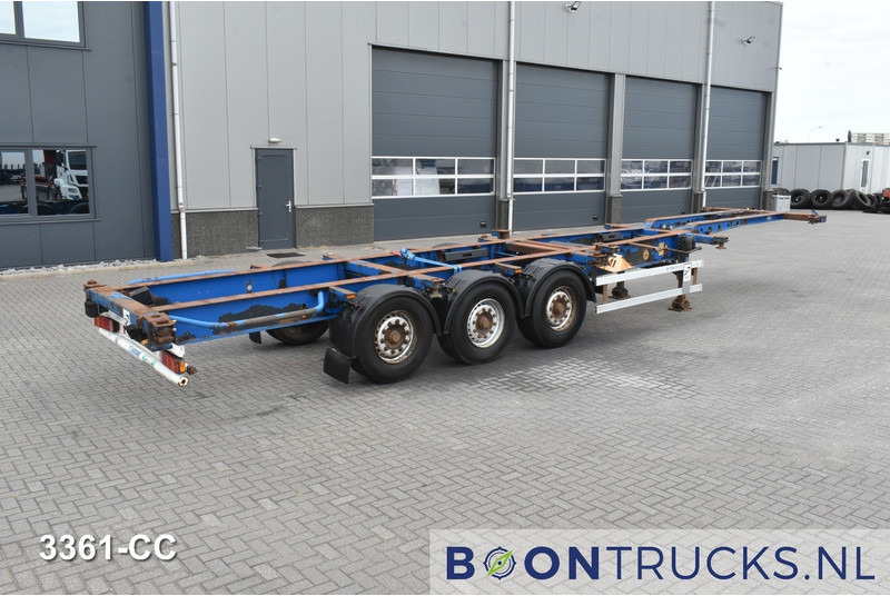 Krone SDC 27 FIXED CHASSIS | 2x20-40ft HC * 2x LIFT AXLE * BPW/DISC * NL TRAILER - Container transporter/ Swap body semi-trailer: picture 1 Krone SDC 27 FIXED CHASSIS | 2x20-40ft HC * 2x LIFT AXLE * BPW/DISC * NL TRAILER - Container transporter/ Swap body semi-trailer: picture 1