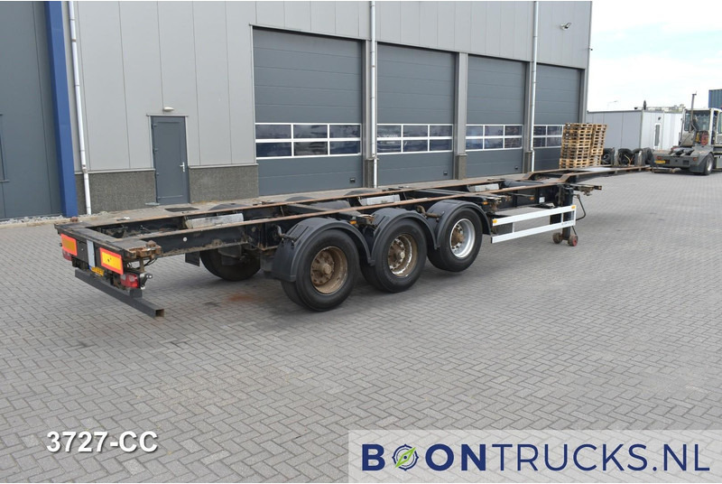 Pacton T3-007 | 2x20-40-45ft HC * FIXED CHASSIS * LIFT AXLE * NL TRAILER - Container transporter/ Swap body semi-trailer: picture 1 Pacton T3-007 | 2x20-40-45ft HC * FIXED CHASSIS * LIFT AXLE * NL TRAILER - Container transporter/ Swap body semi-trailer: picture 1
