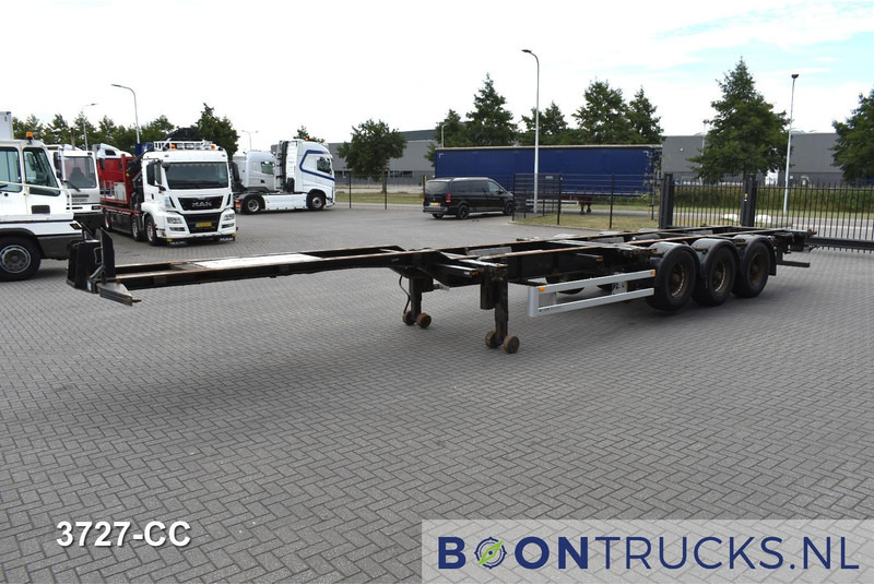 Pacton T3-007 | 2x20-40-45ft HC * FIXED CHASSIS * LIFT AXLE * NL TRAILER - Container transporter/ Swap body semi-trailer: picture 4 Pacton T3-007 | 2x20-40-45ft HC * FIXED CHASSIS * LIFT AXLE * NL TRAILER - Container transporter/ Swap body semi-trailer: picture 4