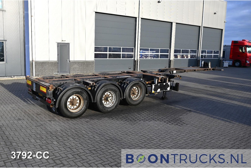 Pacton T3-010 2x20-30-40-45ft HC * 2x EXTENDABLE * 1x LIFT AXLE * NL TRAILER - Container transporter/ Swap body semi-trailer: picture 1 Pacton T3-010 2x20-30-40-45ft HC * 2x EXTENDABLE * 1x LIFT AXLE * NL TRAILER - Container transporter/ Swap body semi-trailer: picture 1