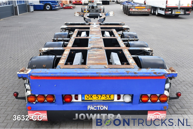 Container transporter/ Swap body semi-trailer Pacton T3-010 | 2x20-30-40-45ft HC * LIFT AXLE * SAF/DISC * NL TRAILER * APK 10-2025: picture 6