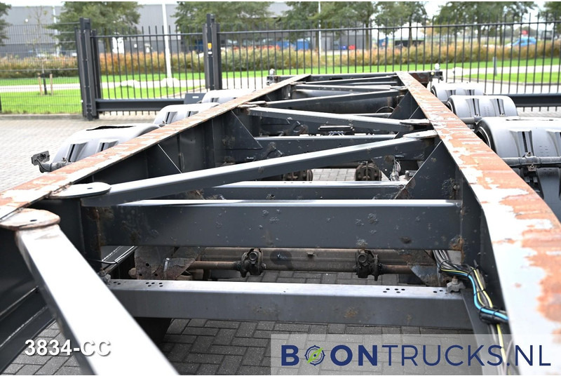 Closed box semi-trailer Schmitz Cargobull SCF 24 FIXXED CHASSIS | 40ft HC * 4350 kg * APK 12-2026 * NL TRAILER: picture 19