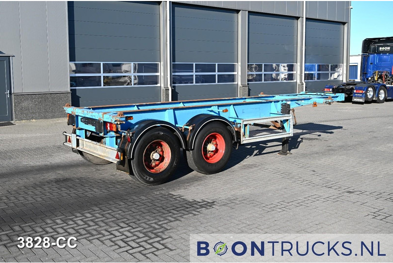 Schweriner Nutzfahrzeuge CS 20 CHASSIS | 20ft * STEEL SUSPENSION * BPW/DRUM * 9x AVAILABLE - Container transporter/ Swap body semi-trailer: picture 1 Schweriner Nutzfahrzeuge CS 20 CHASSIS | 20ft * STEEL SUSPENSION * BPW/DRUM * 9x AVAILABLE - Container transporter/ Swap body semi-trailer: picture 1