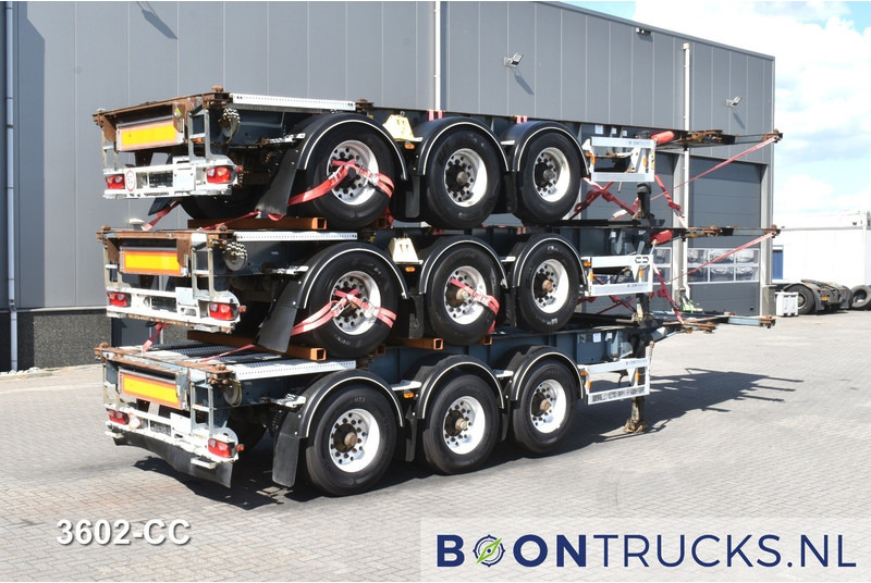 Van Hool 3B0071 STACK PRICE € 12750 | 20-30ft * ADR: FL, AT, OX * 3840 KG * LIFT AXLE - Container transporter/ Swap body semi-trailer: picture 1 Van Hool 3B0071 STACK PRICE € 12750 | 20-30ft * ADR: FL, AT, OX * 3840 KG * LIFT AXLE - Container transporter/ Swap body semi-trailer: picture 1