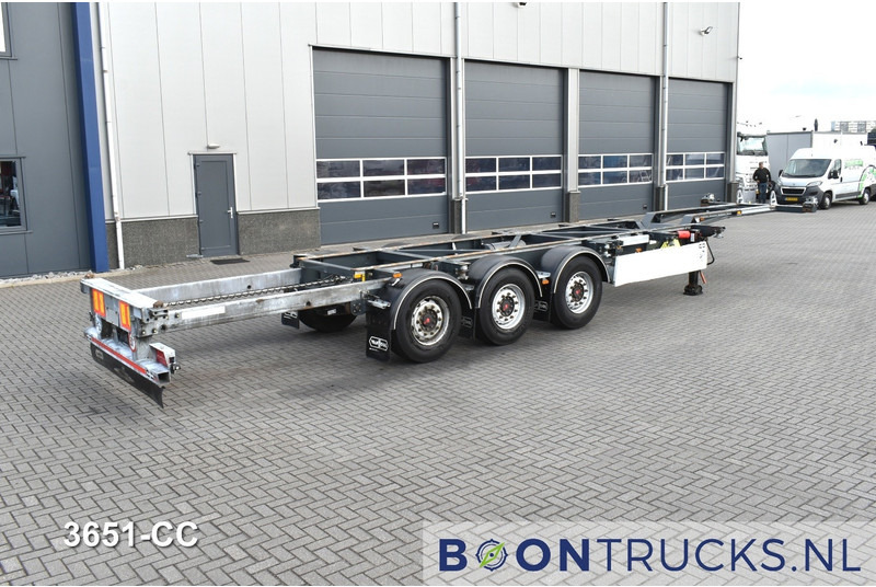 Van Hool A3C002 2x20-30-40-45ft HC * LIFT AXLE * SAF / DISC * EXTENDABLE REAR - Container transporter/ Swap body semi-trailer: picture 2 Van Hool A3C002 2x20-30-40-45ft HC * LIFT AXLE * SAF / DISC * EXTENDABLE REAR - Container transporter/ Swap body semi-trailer: picture 2
