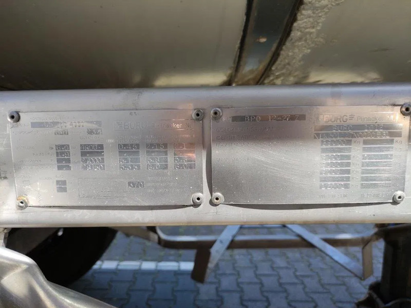 Tank semi-trailer Burg 26165 liter Tankoplegger 1 kamer MET RVS Pomp: picture 7 Tank semi-trailer Burg 26165 liter Tankoplegger 1 kamer MET RVS Pomp: picture 7