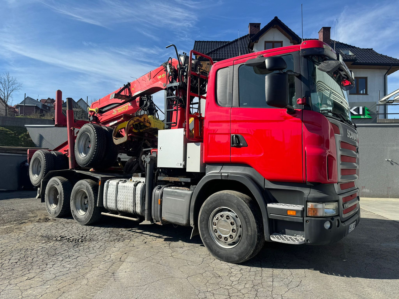 SCANIA R500 - Timber truck, Crane truck: picture 3 SCANIA R500 - Timber truck, Crane truck: picture 3