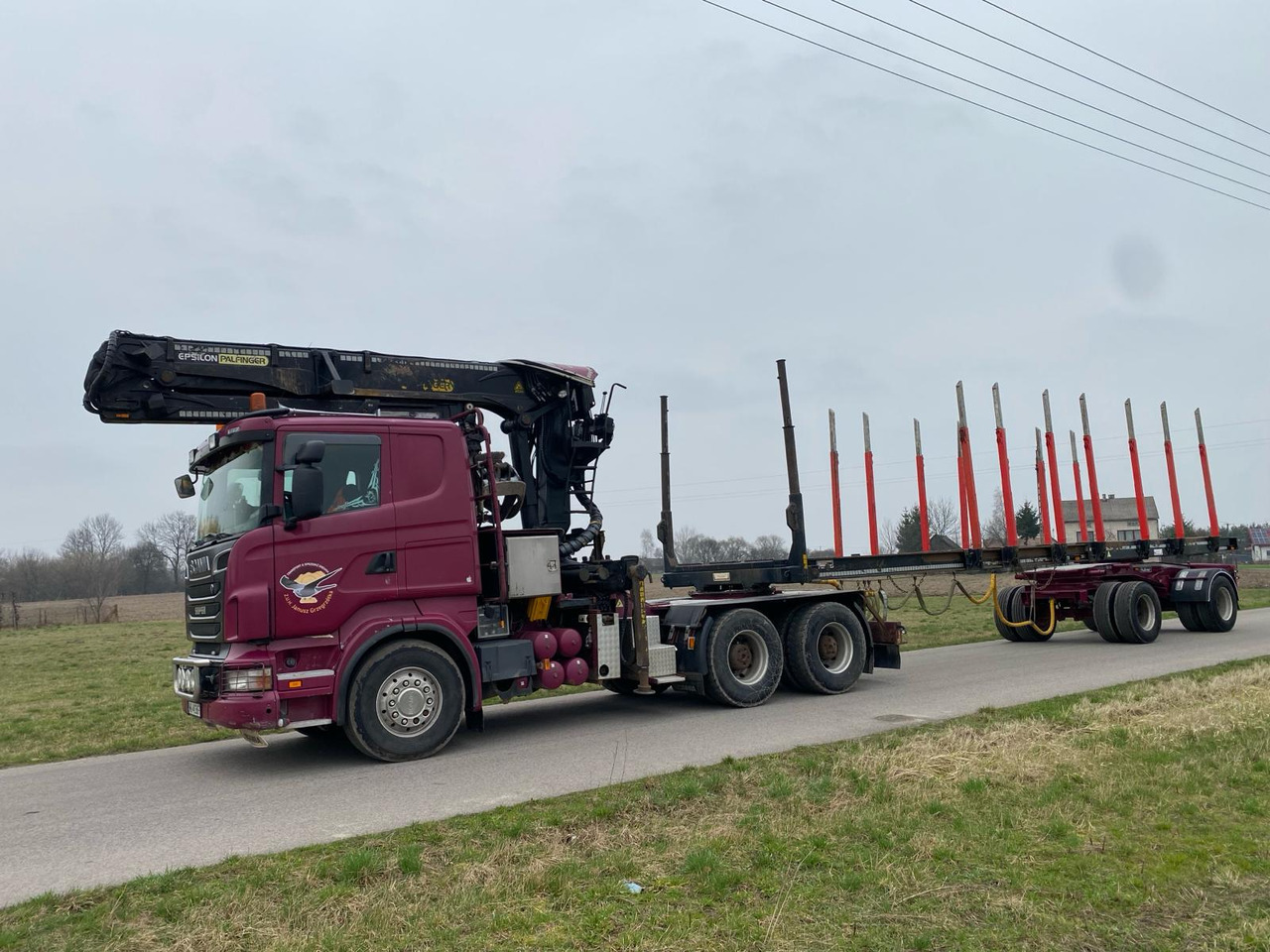 SCANIA R500 - Timber truck, Crane truck: picture 2 SCANIA R500 - Timber truck, Crane truck: picture 2