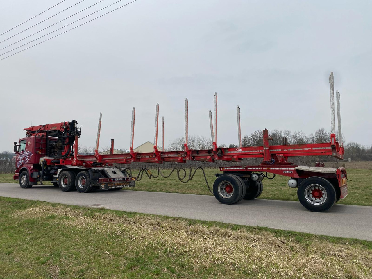 SCANIA R620 - Timber truck, Crane truck: picture 3 SCANIA R620 - Timber truck, Crane truck: picture 3