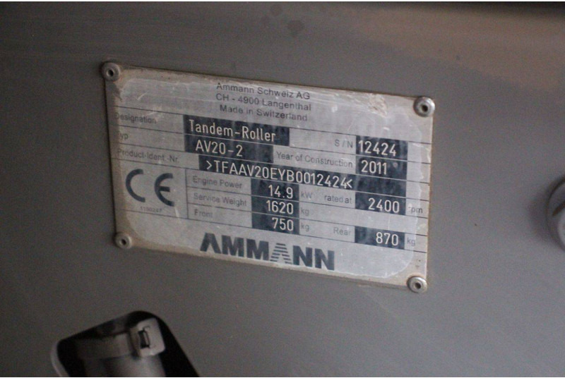 Compactor Ammann AV20-2: picture 17
