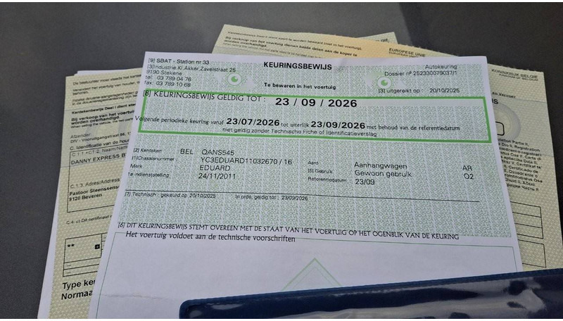 Dropside/ Flatbed trailer EDUARD TYPE 4: picture 7 Dropside/ Flatbed trailer EDUARD TYPE 4: picture 7