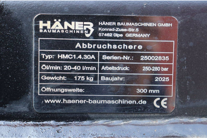 Hydraulic hammer Haner HMC1.4.30A: picture 8