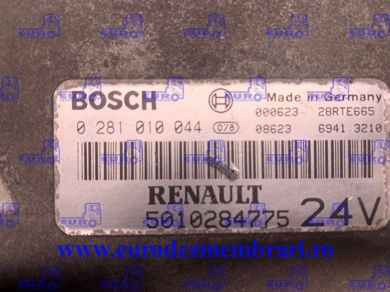 CALCULATOR MOTOR RENAULT 5010284775 - ECU for Truck: picture 2 CALCULATOR MOTOR RENAULT 5010284775 - ECU for Truck: picture 2