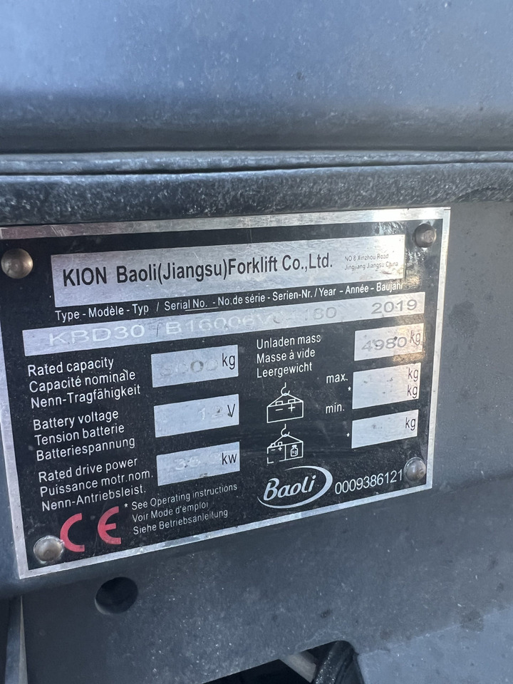 Diesel forklift CARRETILLA TRIPLE MASTIL BAOLI: picture 6