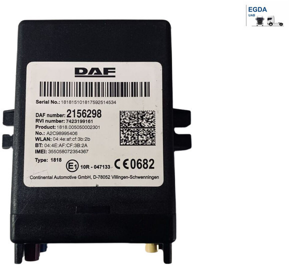 DAF 106 - ECU: picture 1 DAF 106 - ECU: picture 1