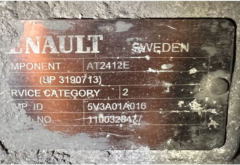 Renault AT2412E - Gearbox: picture 4 Renault AT2412E - Gearbox: picture 4