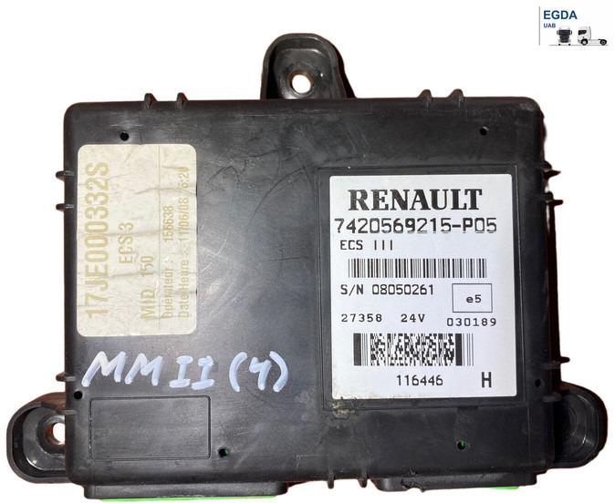 Renault  - ECU: picture 1 Renault  - ECU: picture 1
