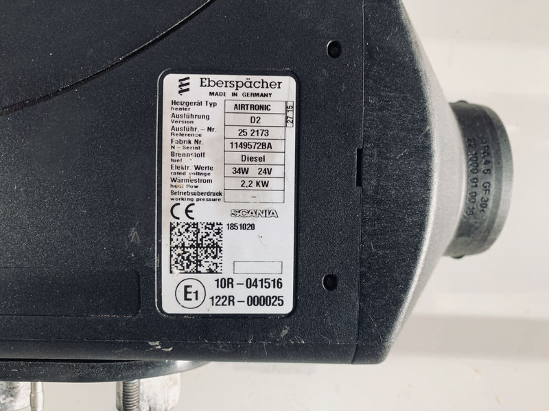 Scania 124 Airtronic Eberspächer - Heating/ Ventilation: picture 2 Scania 124 Airtronic Eberspächer - Heating/ Ventilation: picture 2