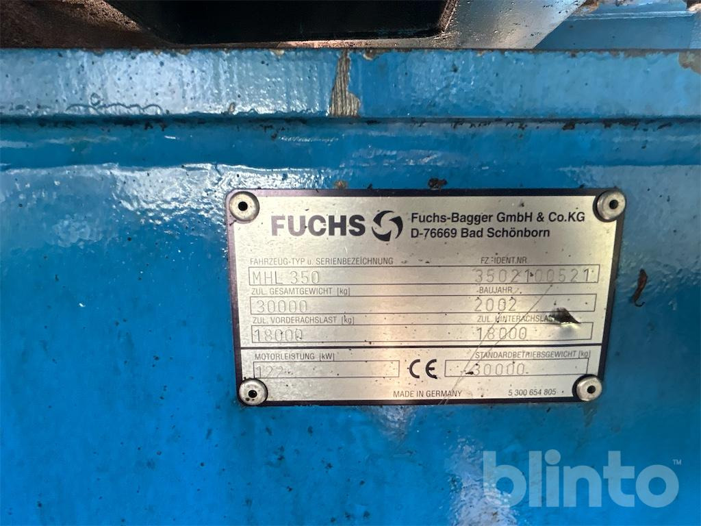 Waste/ Industry handler Fuchs Terex MHL350: picture 9