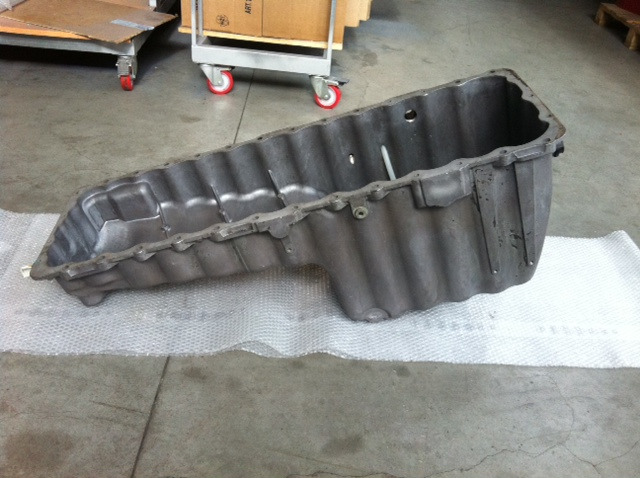 Oil pan for Truck MERCEDES A4570142902 - COPPA OLIO MOTORE MERCEDES OM457: picture 6