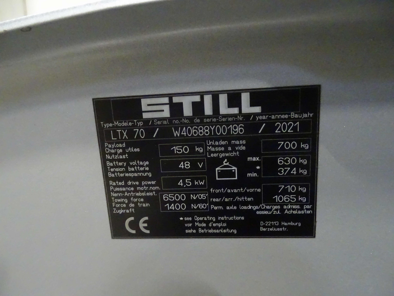 Still LTX70 - Other machinery: picture 5 Still LTX70 - Other machinery: picture 5