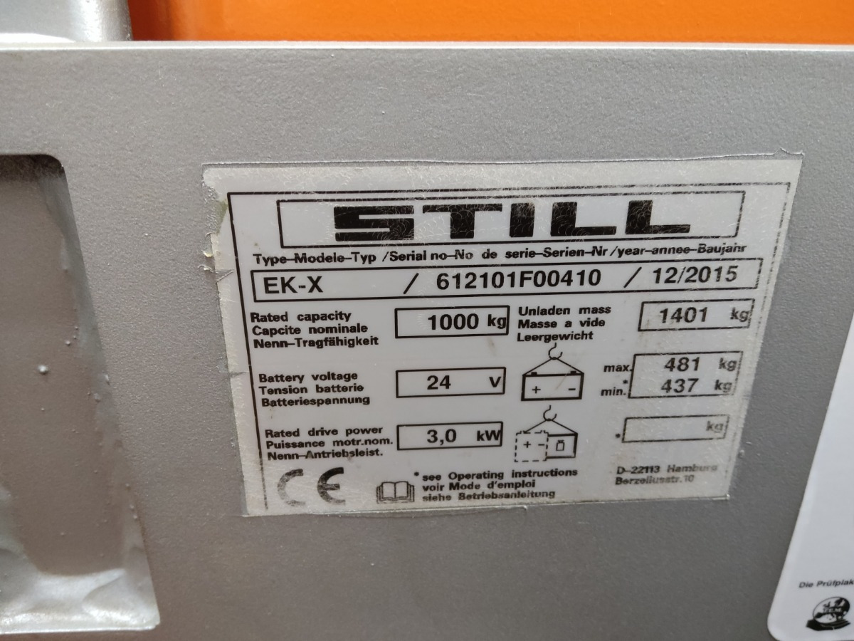 Still EK-X/900MM - Order picker: picture 5 Still EK-X/900MM - Order picker: picture 5