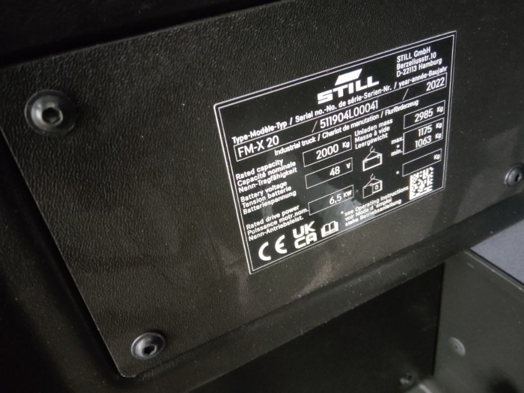 Still FM-X20/TK/BATT.NEU - Reach truck: picture 4 Still FM-X20/TK/BATT.NEU - Reach truck: picture 4