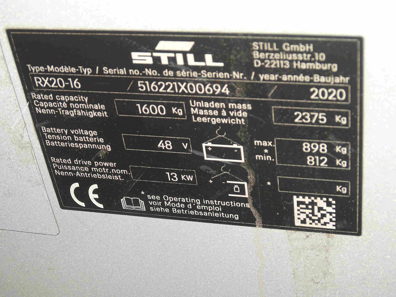Still RX20-16 - Electric forklift: picture 5 Still RX20-16 - Electric forklift: picture 5