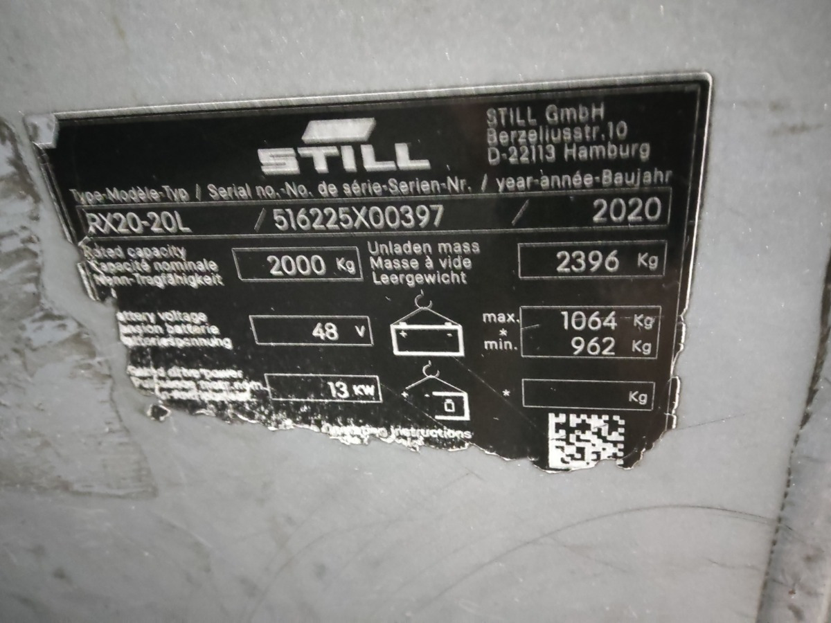 Still RX20-20L - Electric forklift: picture 5 Still RX20-20L - Electric forklift: picture 5