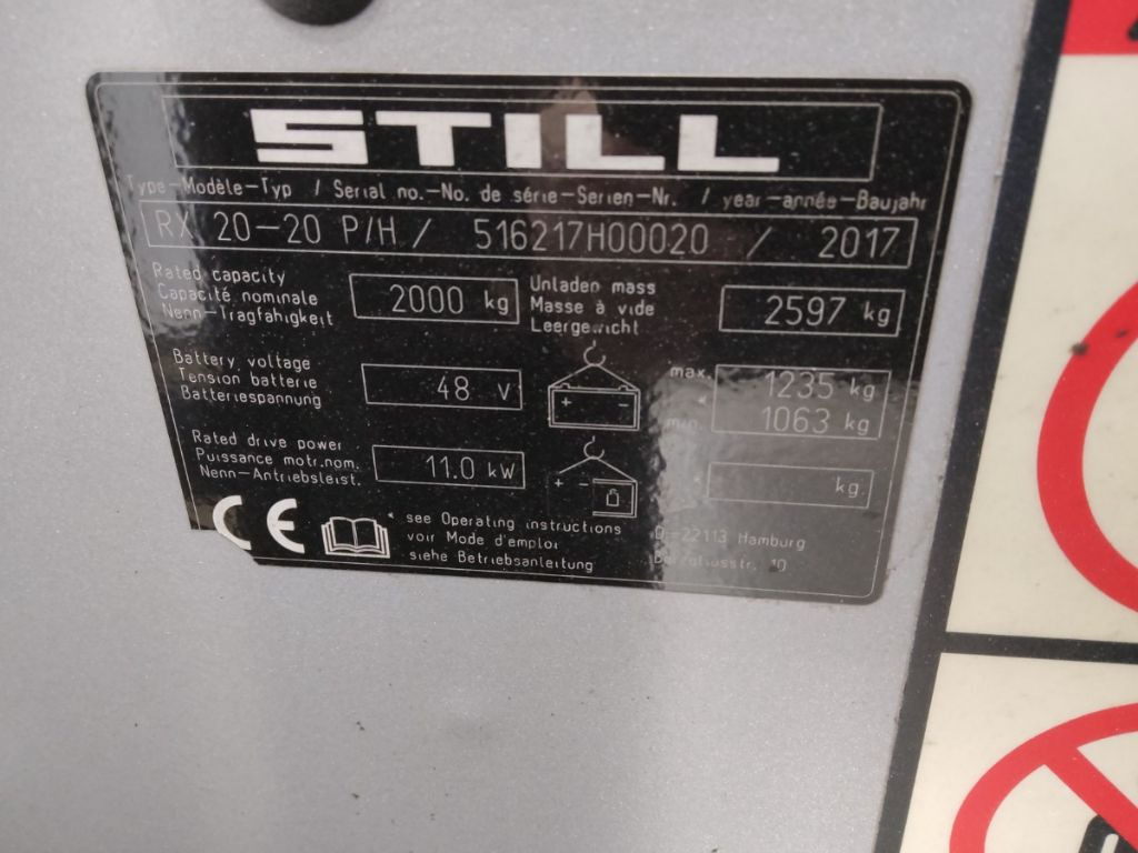 Still RX20-20P/H/BRONZE - Electric forklift: picture 5 Still RX20-20P/H/BRONZE - Electric forklift: picture 5