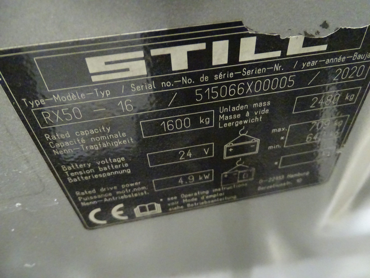 Still RX50-16 - Electric forklift: picture 5 Still RX50-16 - Electric forklift: picture 5