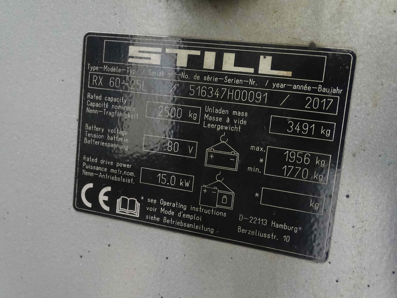Still RX60-25L - Electric forklift: picture 5 Still RX60-25L - Electric forklift: picture 5
