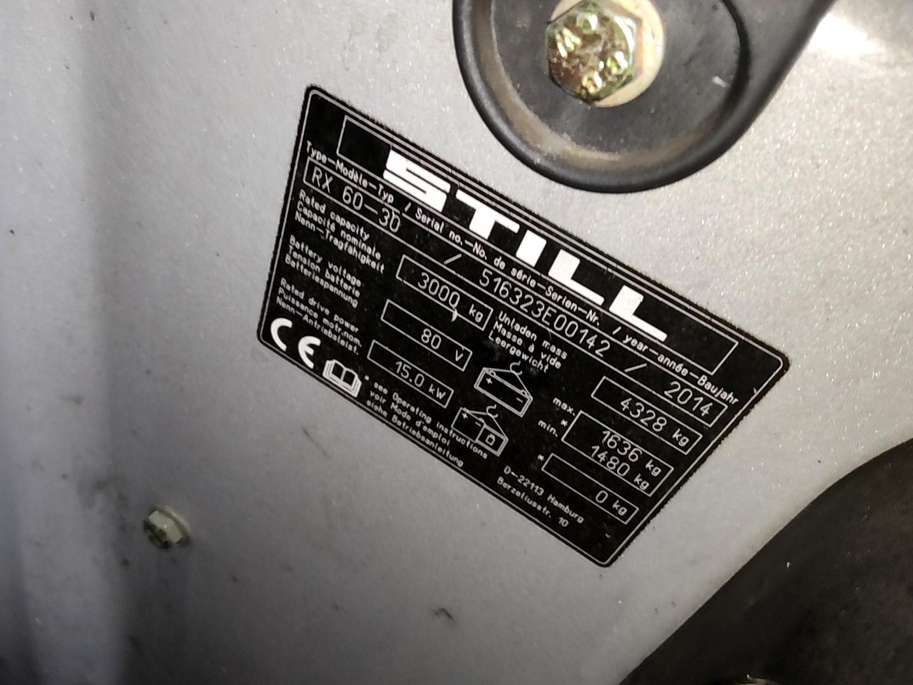 Still RX60-30 - Electric forklift: picture 5 Still RX60-30 - Electric forklift: picture 5
