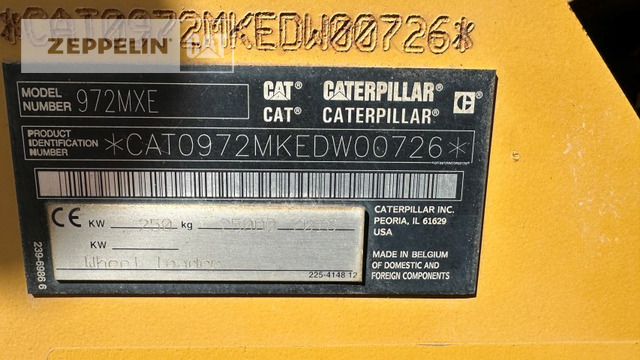 Cat 972MXE - Wheel loader: picture 5 Cat 972MXE - Wheel loader: picture 5