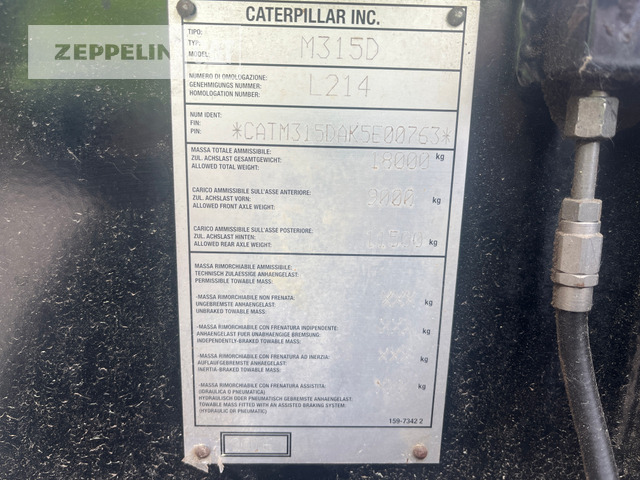 Cat M315D - Wheel excavator: picture 3 Cat M315D - Wheel excavator: picture 3
