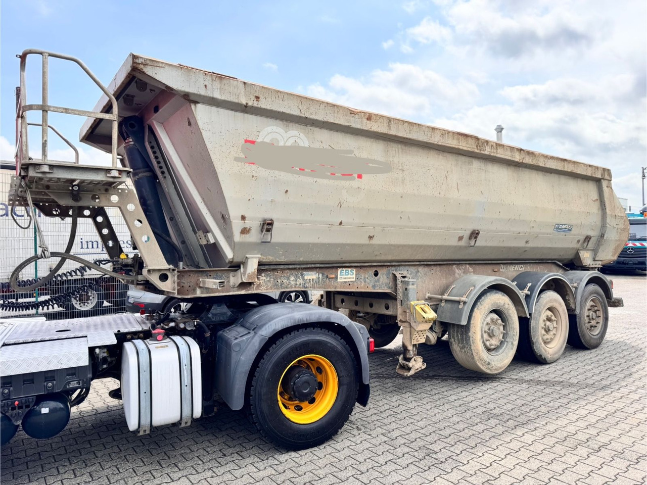 Menci SA700R Kipper Mulde 27m³ Lift Stahl Stück - Tipper semi-trailer: picture 3 Menci SA700R Kipper Mulde 27m³ Lift Stahl Stück - Tipper semi-trailer: picture 3