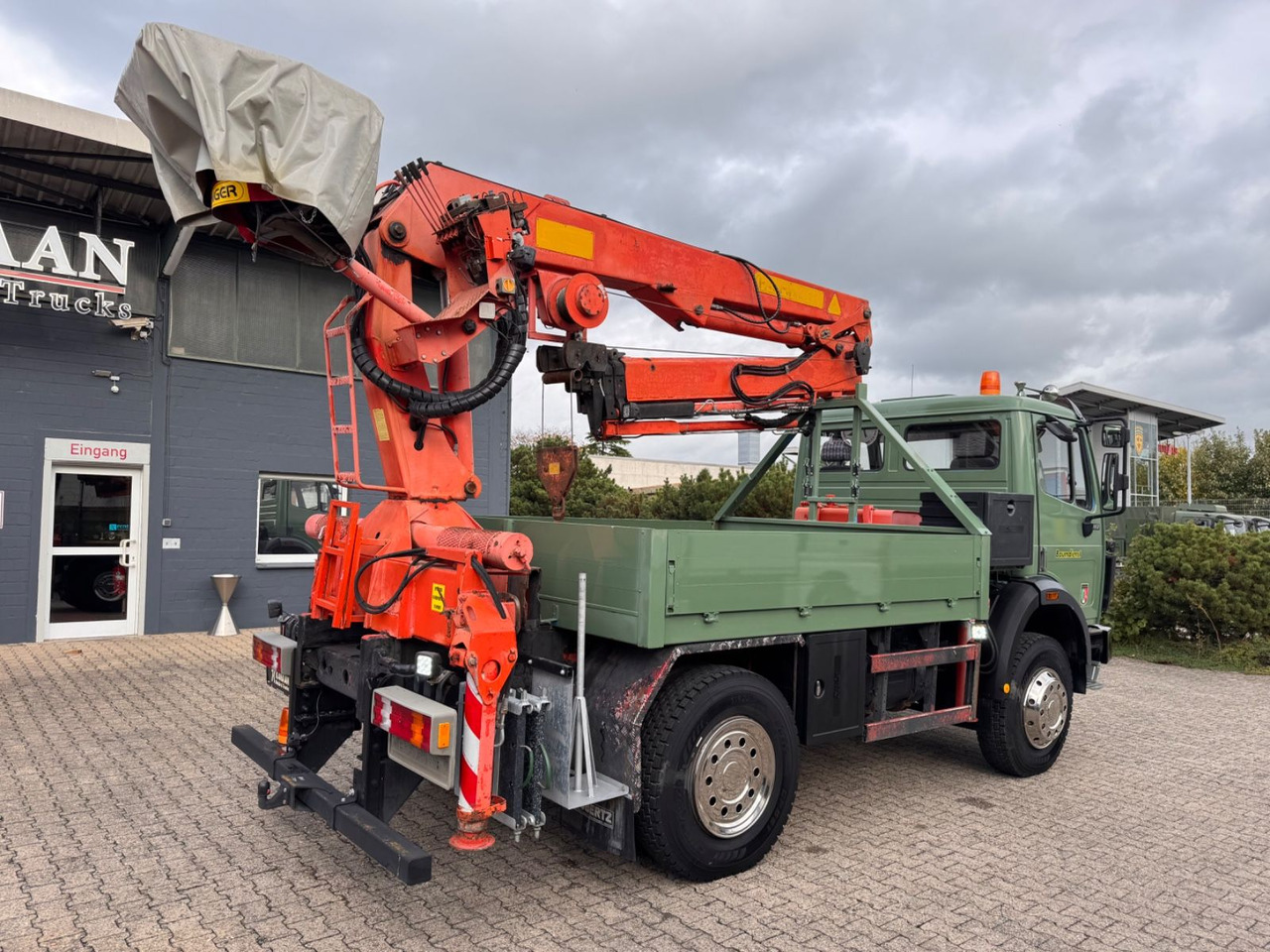 Mercedes-Benz 1417 AK Allrad Palfinger Montagekran 17,7m 64TKM - Crane truck: picture 5 Mercedes-Benz 1417 AK Allrad Palfinger Montagekran 17,7m 64TKM - Crane truck: picture 5